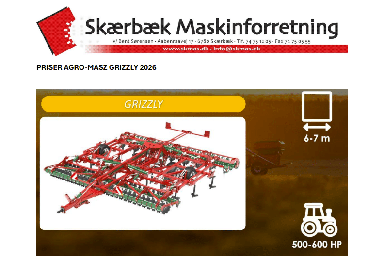 Agro-masz GRIZZLY 2026